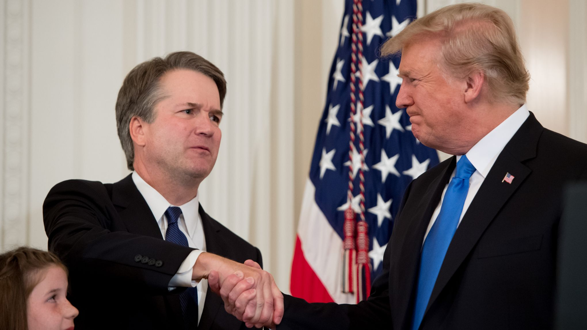 photo of Brett Kavanaugh and Donald Trump